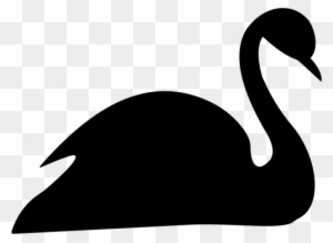 Black Swan Silhouette SVG - Free Download for Design & Web Use