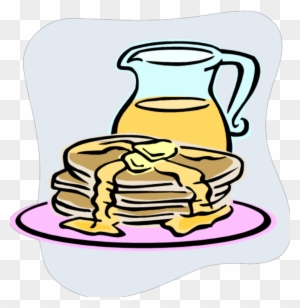 Fluffy Pancakes with Butter and Syrup - Classic Breakfast Delight