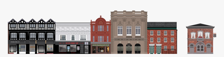 Historic High Street Architecture - Illustrated Guide to Traditional UK Shopfronts