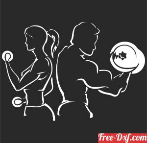 Weightlifting Clipart-man working out weightlifting exercise in