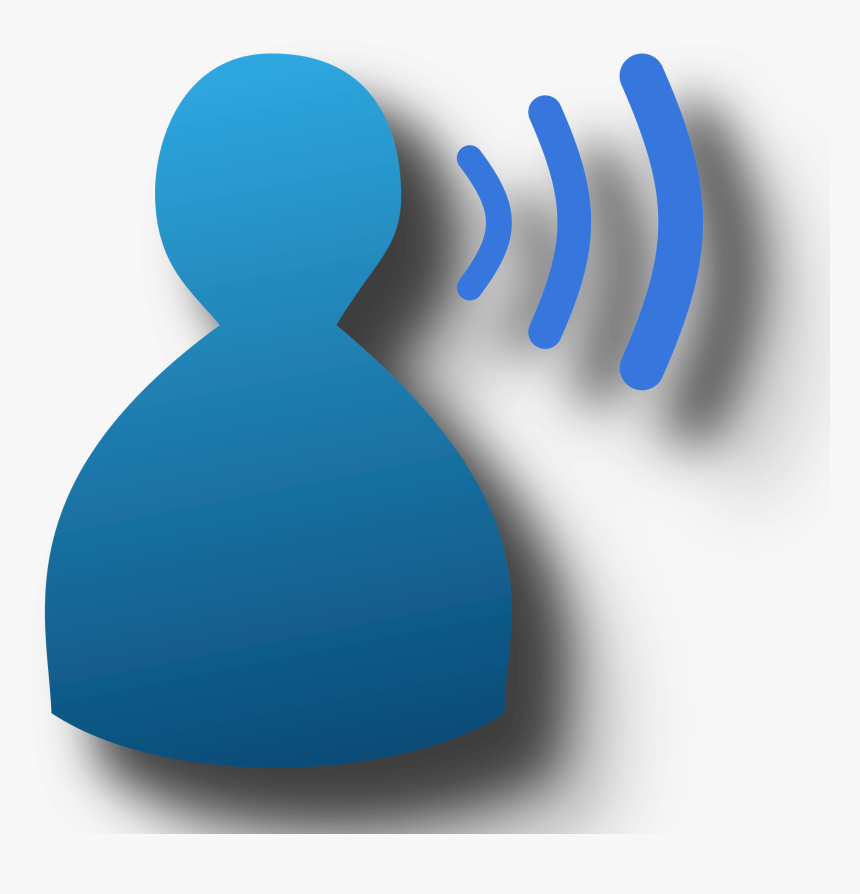 Voice Communication Icon - User Audio Interaction Symbol