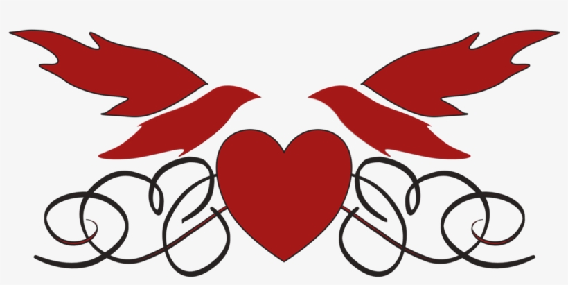 Dove love cross. A vector drawing represents dove love cross 