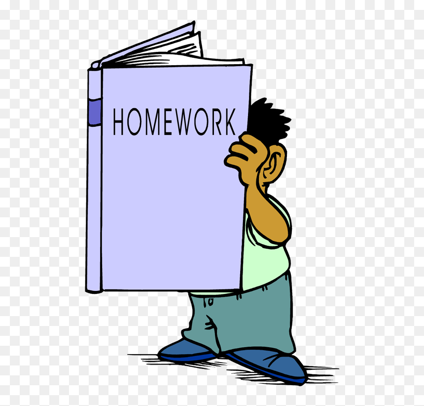 homework book cartoon
