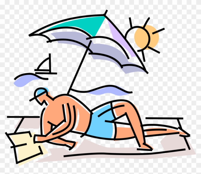 read at the beach clipart - Clip Art Library - Clip Art Library