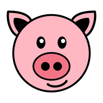 pig face - Clip Art Library