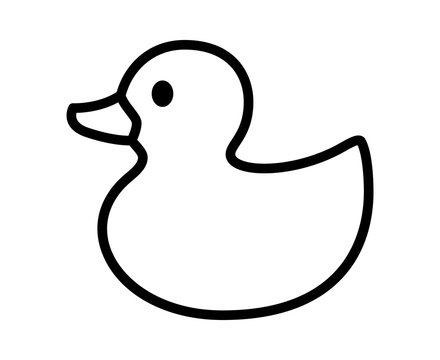 Premium Vector | Duck | Mini drawings, Duck drawing, Duck tattoos