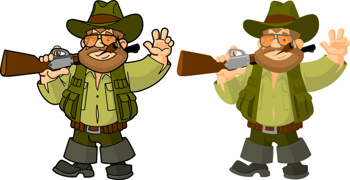 hunting cartoons - Clip Art Library