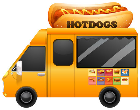 Hot Dog Food Truck - Mobile Fast Food Service & Catering
