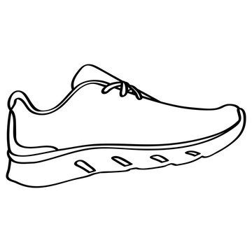 tennis shoes - Clip Art Library