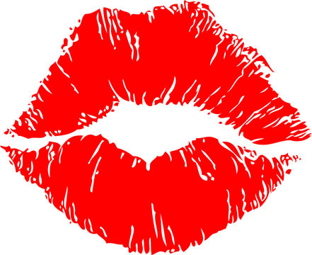 lipstick kisss - Clip Art Library