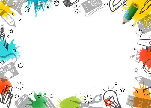 Creative Tools Border Frame - Free Download for Design Projects