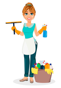 cleaning womans - Clip Art Library