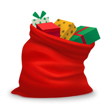 10,500+ Santa Sack Illustrations, Royalty-free Vector Graphics - Clip 