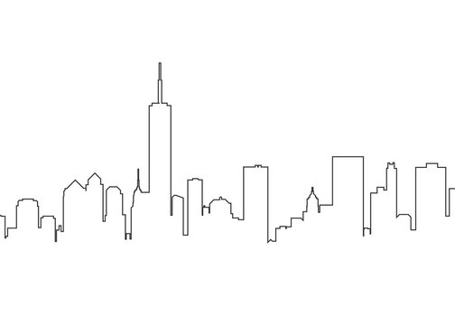 New york city skyline silhouette clip art Clipart Library - ClipArt ...