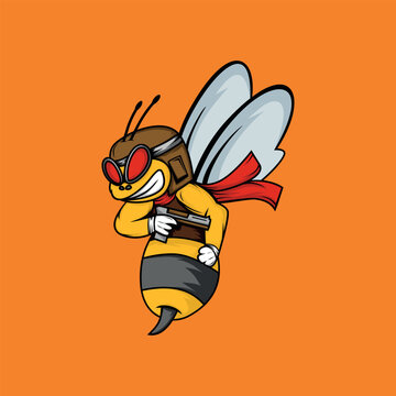 bee pilots - Clip Art Library