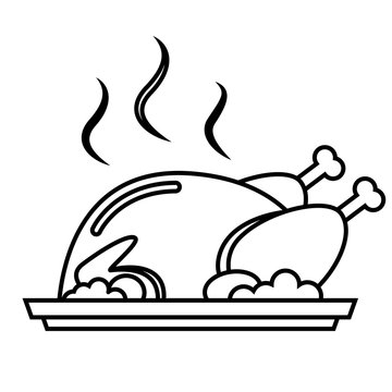 Cooked Turkey Vector Art, Icons, And Graphics For Free Download - Clip 