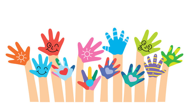 85,100+ Painted Hands Illustrations, Royalty-Free Vector Graphics ...