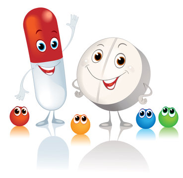 Fun Medication Illustration - Engaging Health Education Visual