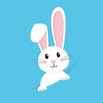 Adorable Cartoon Bunny Illustration - Free Download & Usage