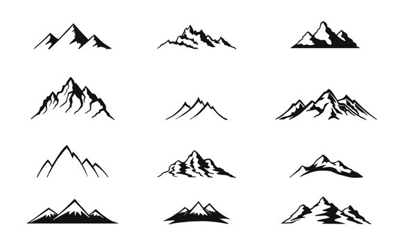 Mountain Silhouette Vector Art, Icons, and Graphics for Free Download