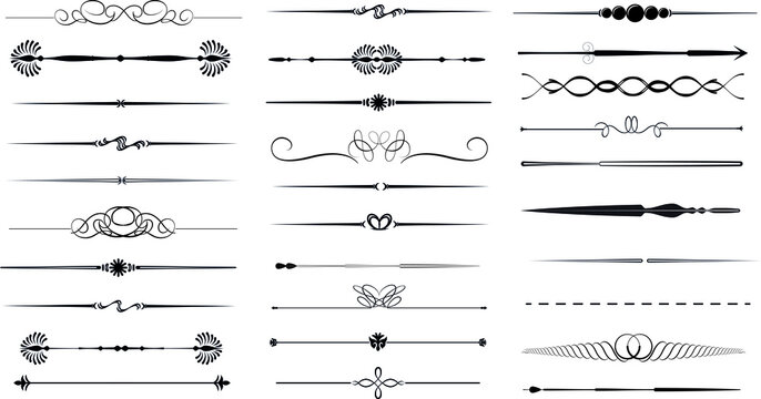 Free Vintage Clip Art Images Calligraphic Frames And Borders Clip 