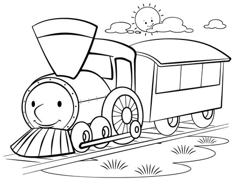 Steam Train Clipart - Clip Art Library