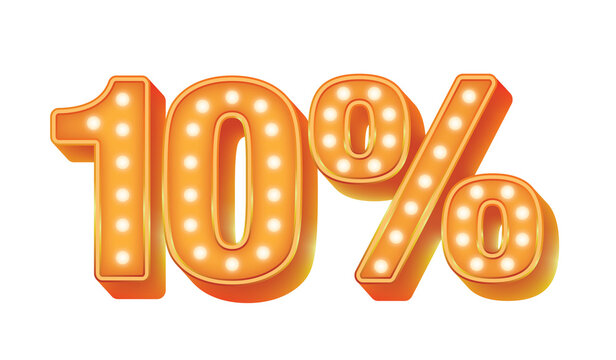 10 Percents Clip Art Library