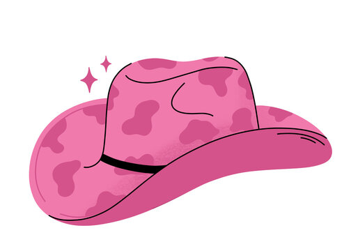 Cowboy And Cowgirl Png - Pink Cowgirl Hat Clipart, Transparent Png ...