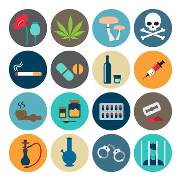 Drug Awareness Prevention Vector Illustration Royalty Free SVG - Clip