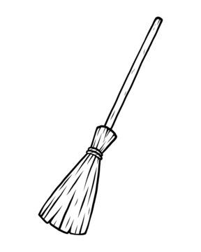 black brooms - Clip Art Library