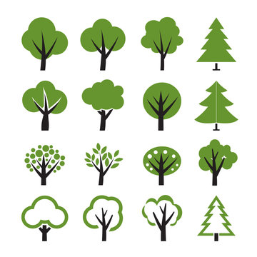 vector trees - Clip Art Library