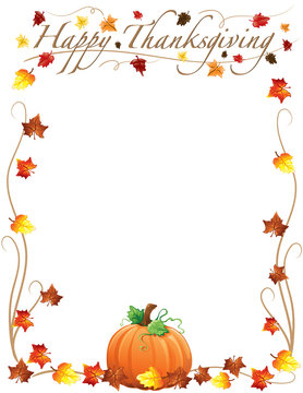 Free Thanksgiving Borders - Happy Thanksgiving Border Clip Art - Clip ...