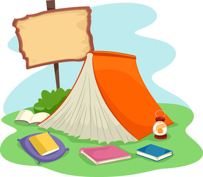 Camping Clipart-tent setup at campground clipart - Clip Art Library