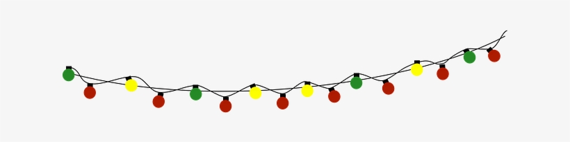 Festive Holiday Light String - Red, Yellow & Green Decorative Lights