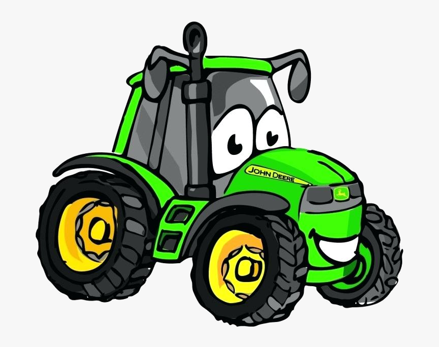 Green Tractor clip art - vector clip art online, royalty free - Clip ...