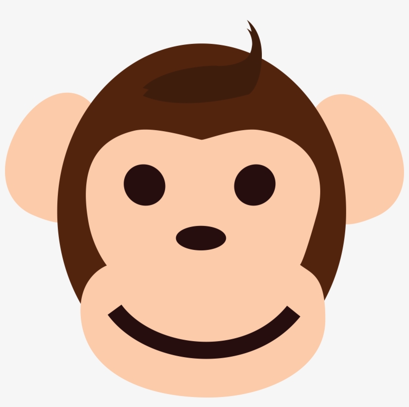 Friendly Cartoon Monkey Icon - Free PNG Download