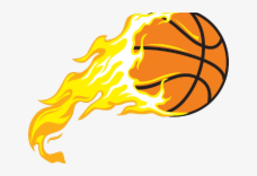 Fire Basketball White Transparent, Fire Sports Basketball On Fire