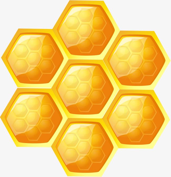 Golden honeycomb cells filled with amber honey, glossy and hexagonal, arranged in a natural蜂巢 pattern.