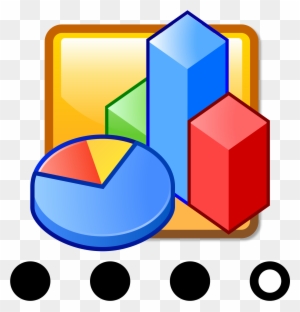 Colorful 3D bar and pie chart icon representing data visualization and analytics tools.
