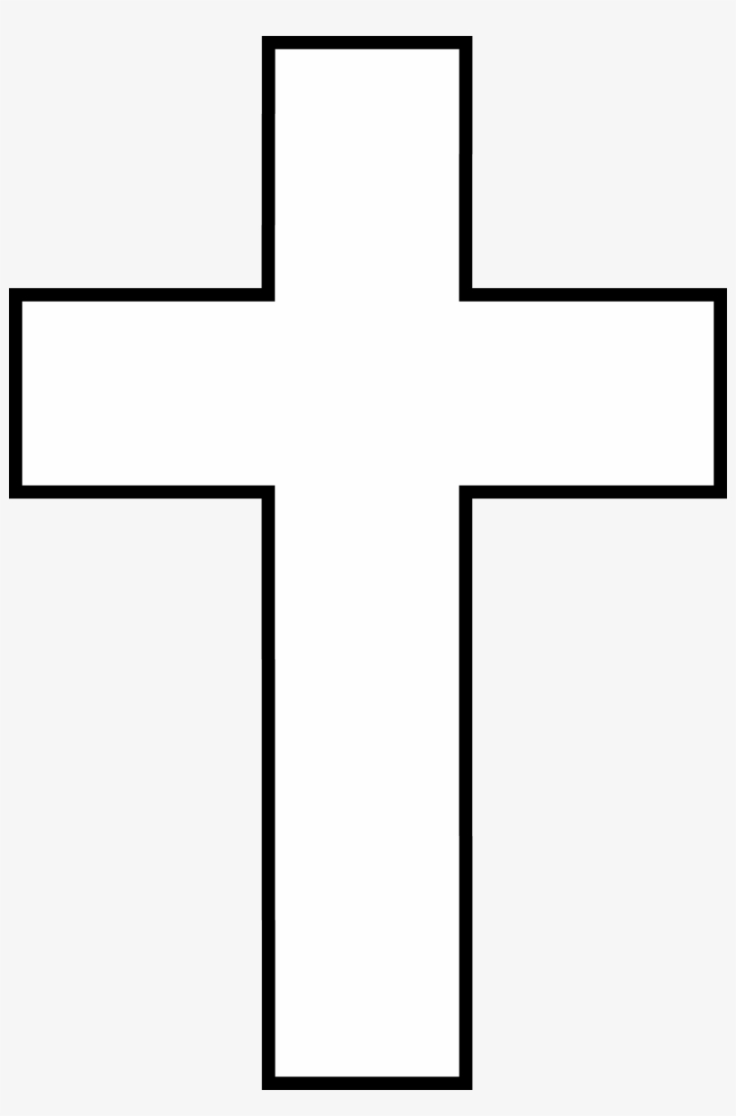 Christian Cross Symbol - Free Downloadable Outline Image