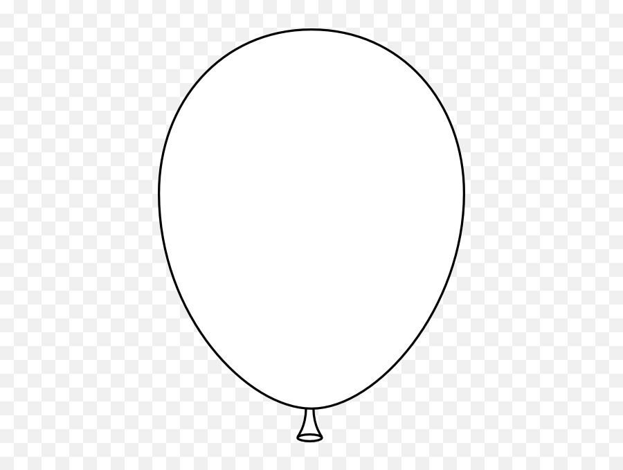Balloon Outline Clipart - Free Transparent PNG for Design & Print