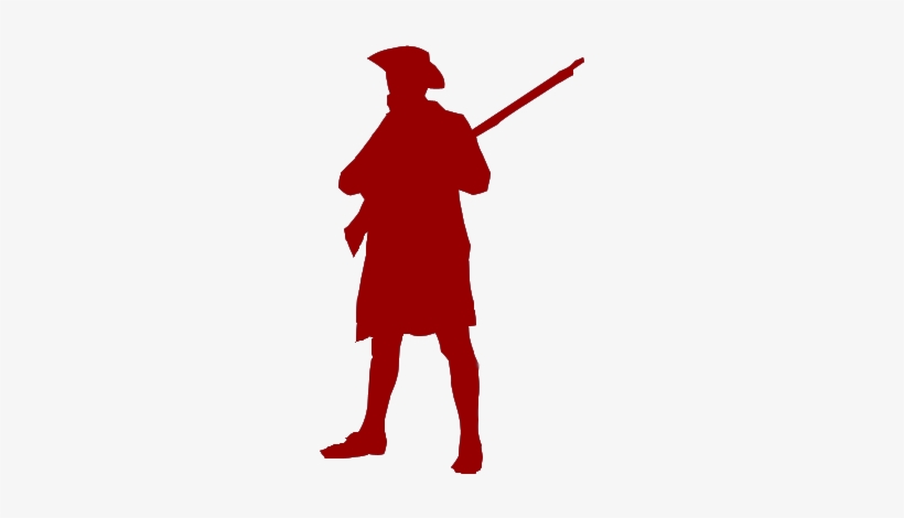 Colonial Soldier Silhouette - Historical Military Icon