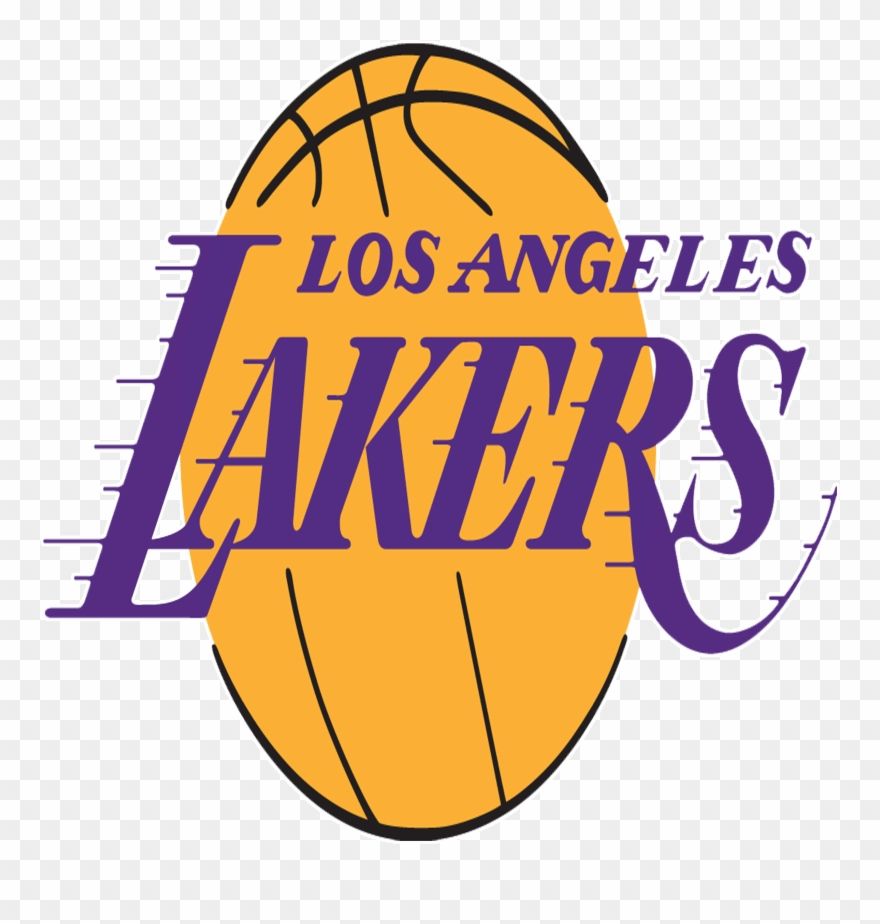 Los Angeles Lakers logo featuring a yellow basketball with purple "LAKERS" text and "LOS ANGELES" above.
