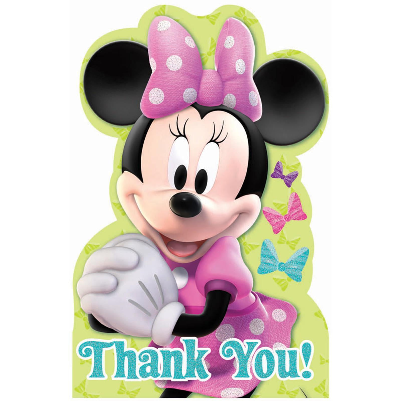 Disney Mickey Mouse Thank You Notes - Clip Art Library