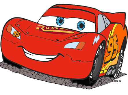Lightning McQueen - Disney Pixar Cars Character Illustration