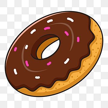 Delicious Chocolate Sprinkle Donut - Sweet Treat Illustration