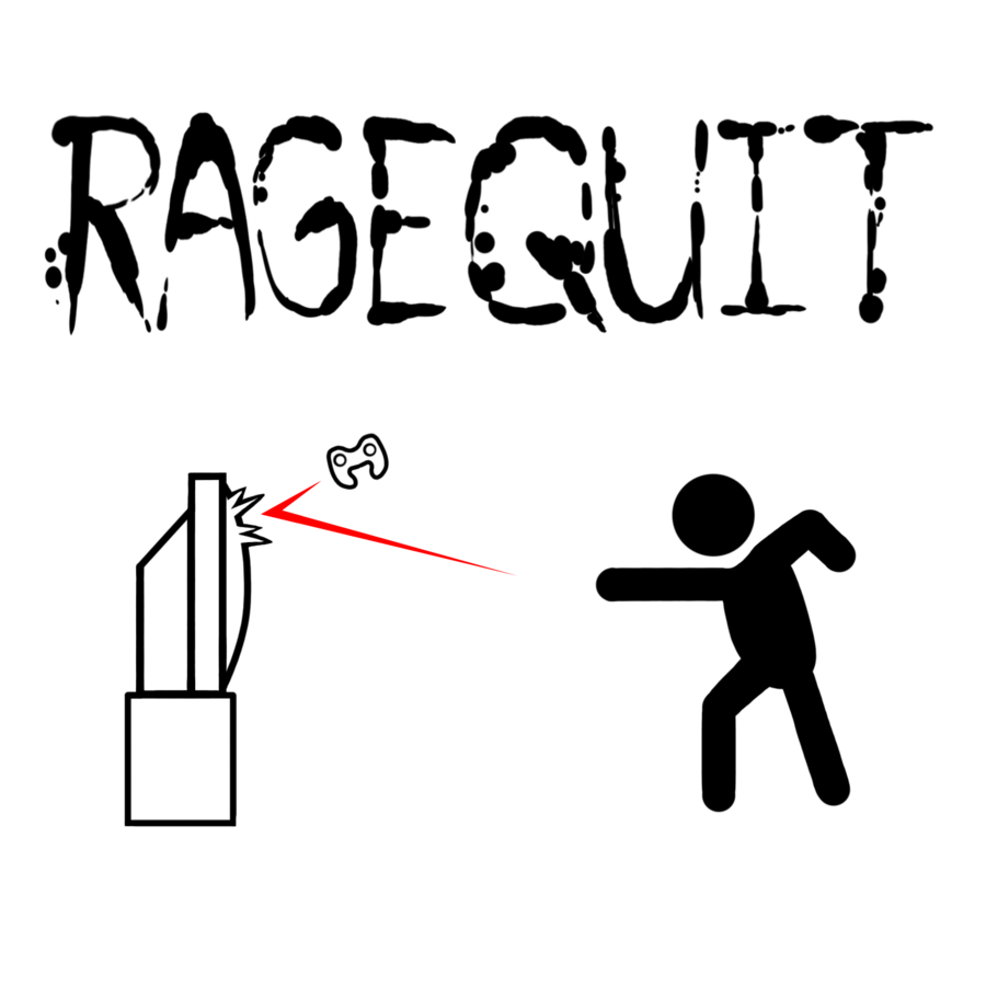 I Make Noobs Rage Quit' Sticker