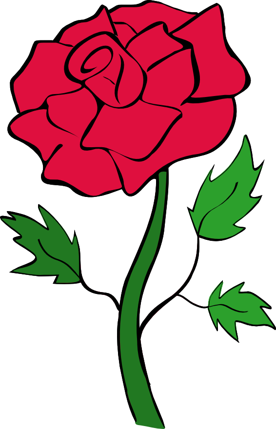 Red Rose Illustration - Free Clipart for Design & Web Use