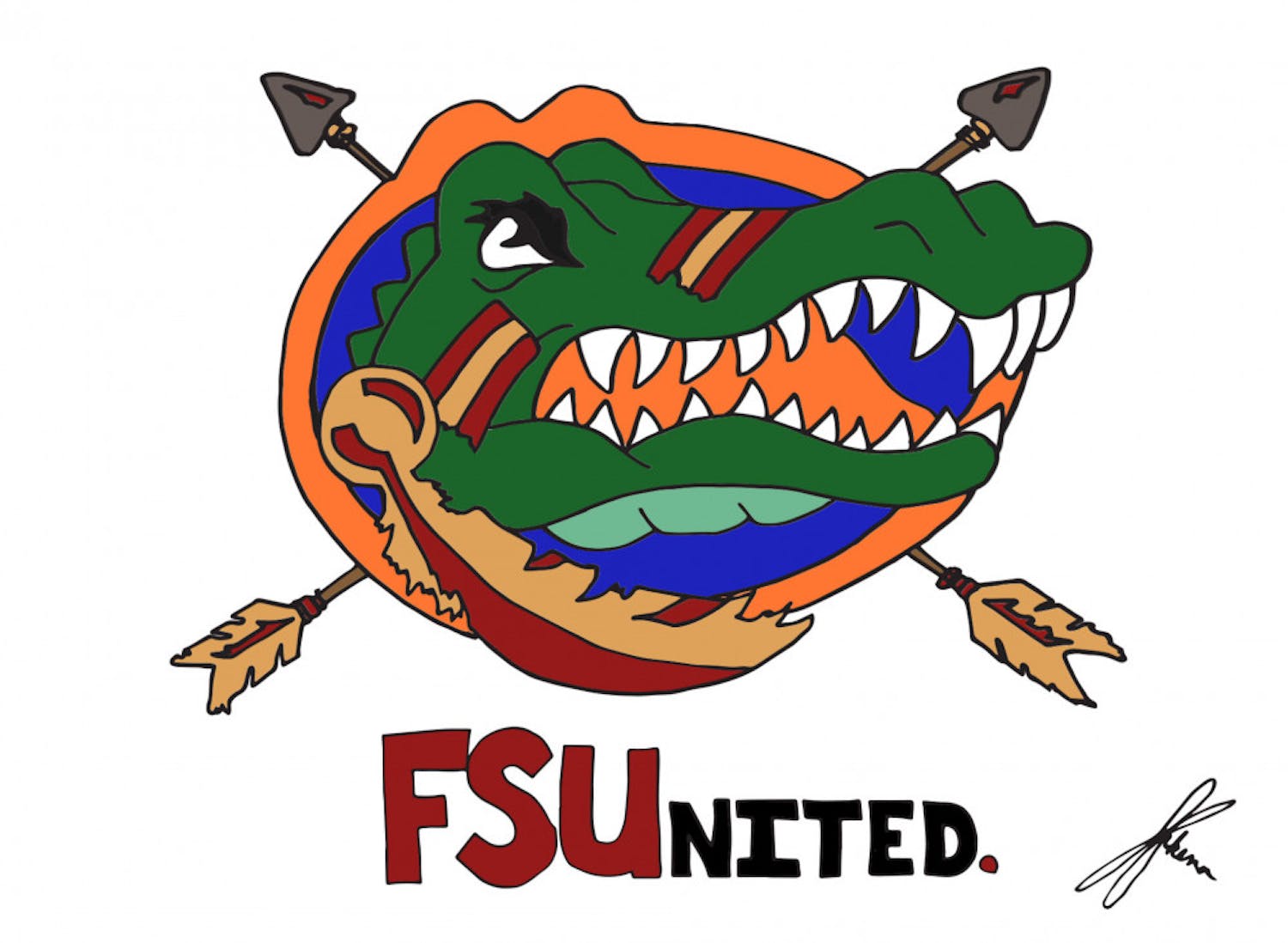 FSU United - Florida State Gators Fan Art & Unity Logo