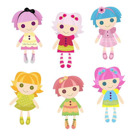 Cute Lalaloopsy-Inspired Doll Clipart - Free Download & Usage Ideas